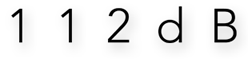 112dB
