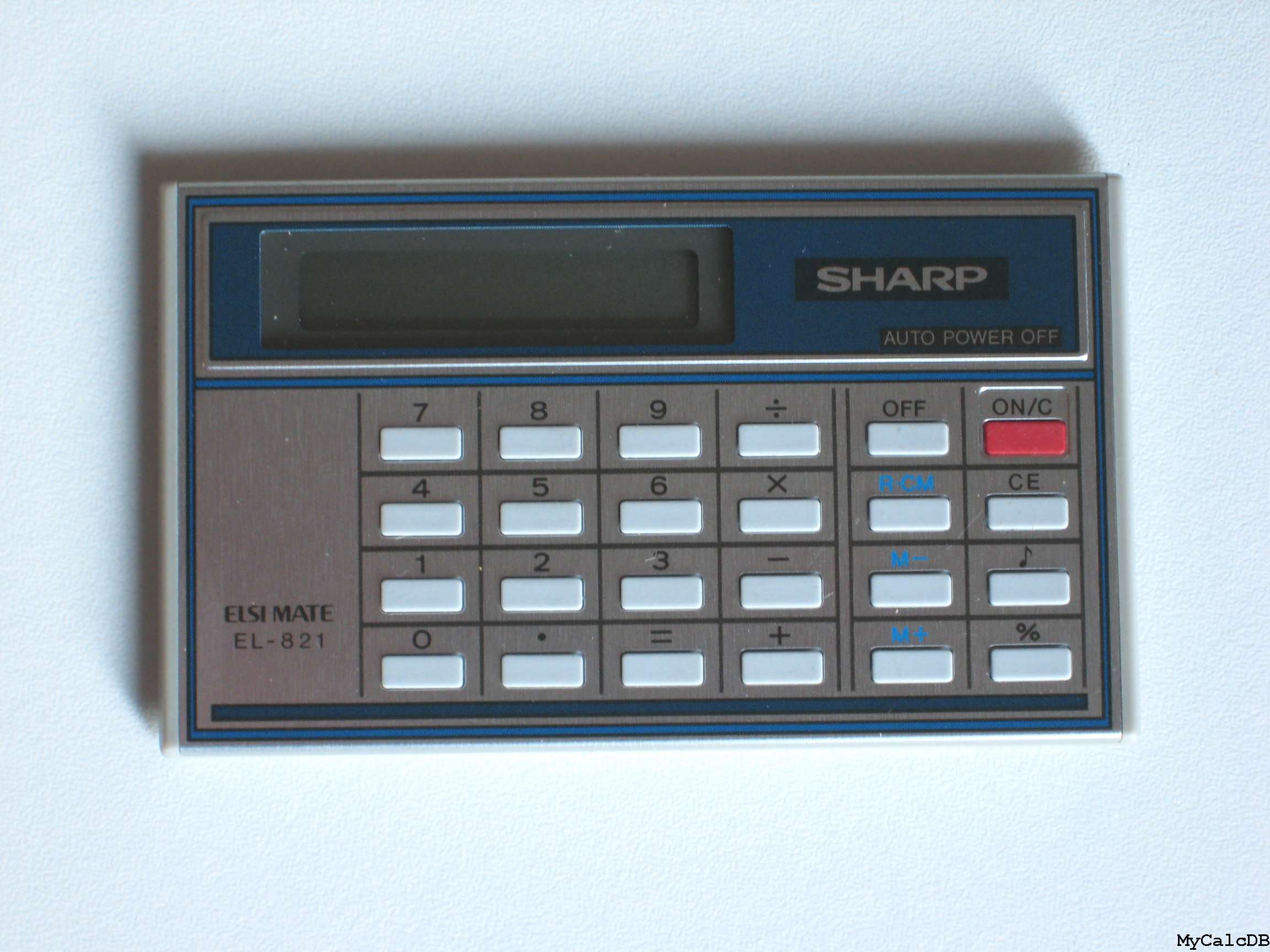 Sharp EL-821 ELSIMATE