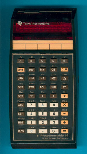 Texas Instruments TI-58 IMCO Drilmod