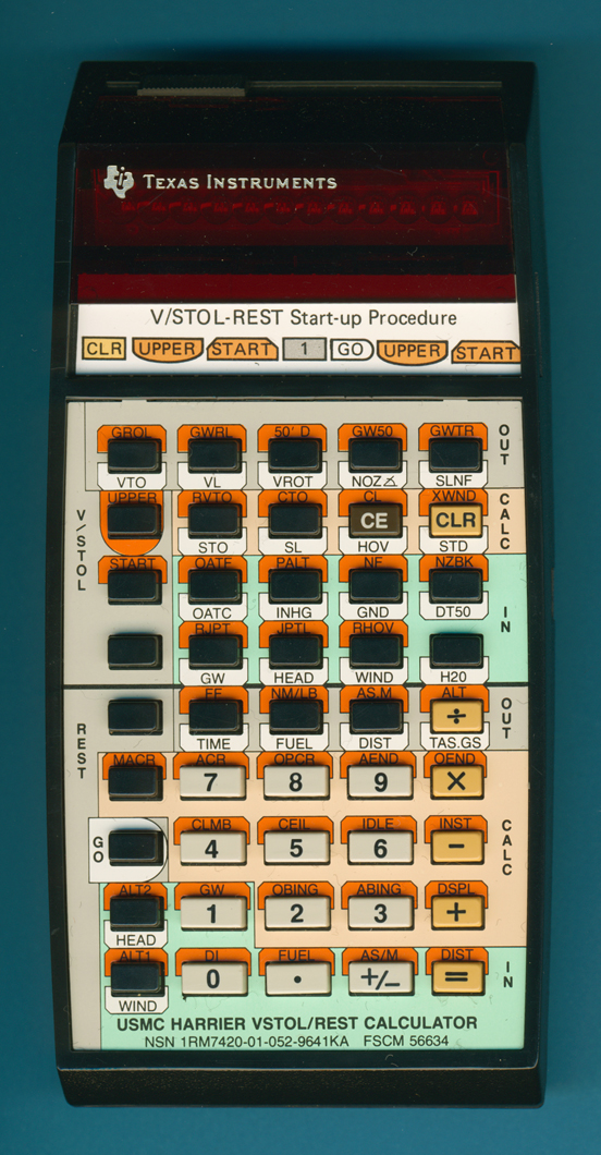 USMC Harrier calculator