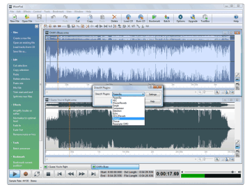 wavepad audio editor telephone